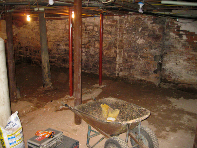 One day his father decided to remodel the basement to make it more energy efficient.