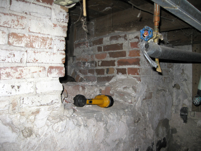 The room was behind 32" of foundation, and not easy to get to.
