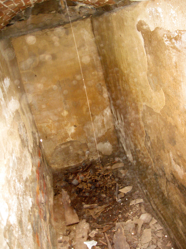 Until then it will be left as found, spider webs and all.