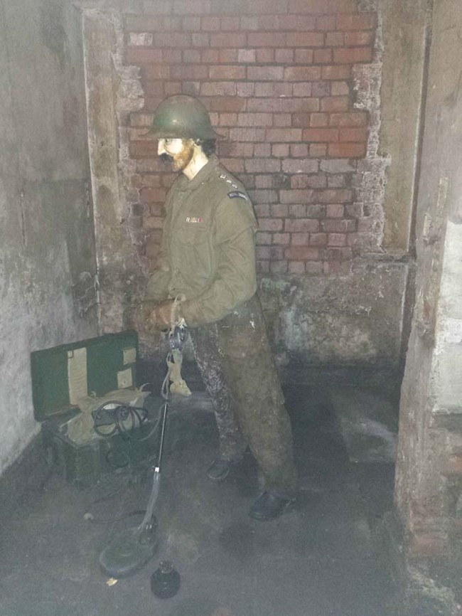 Looking for wax land mines.
