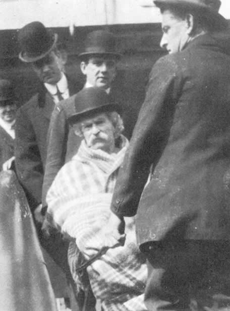 Mark Twain. His last words written on a note by his death bed read "Death, the only immortal who treats us all alike, whose pity and whose peace and whose refuge are for all -- the soiled and the pure, the rich and the poor, the loved and the unloved."